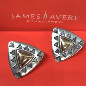 James Avery Triangle SW earrings